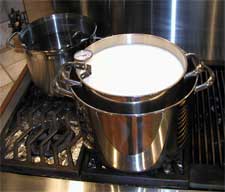 Photo of double boiler